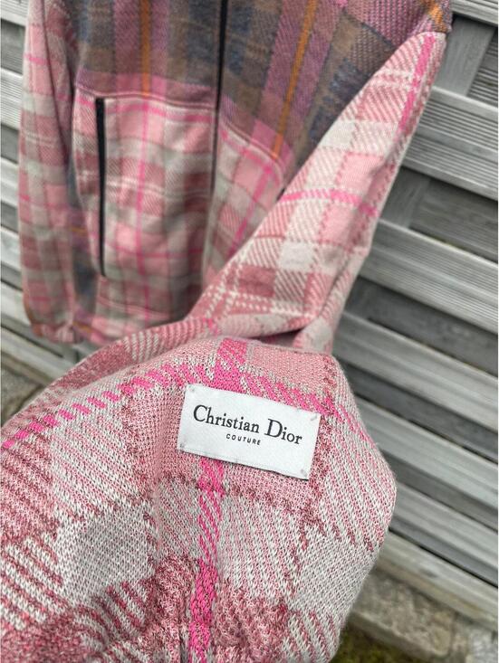 DIOR HOMME Pink Checked Jacket LARGE - Picture 3 of 9
